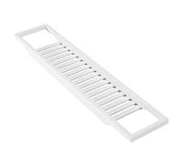 Bandeja de baño de bambú, Bandeja para bañera, Tabla de Baño (Blanco)