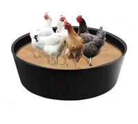Bandeja de baño de Polvo para Pollos - Ajustable de Material PE, Contenedor de anidación para gallinas y Patos, Solución de integración de Ajuste Flexible | Granja Cría Al Aire Libre Aves Cuidado