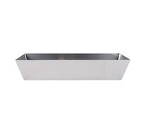 Bandeja de barro de 14 pulgadas, acero inoxidable, alta resistencia, suave, antiadherente, bandeja de herramientas para paneles de yeso, cubo para cemento, mortero, masilla,