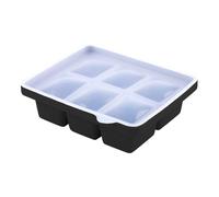Bandeja de bloques de hielo | Máquina cuadrada de 6 cuadrículas | Tipo de prensa, antiadherente, utensilio de cocina multifuncional para fiestas, viajes, camping, uso comercial