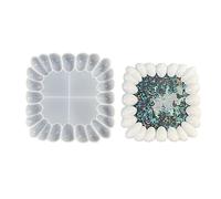 Bandeja de burbujas múltiple de silicona, molde de fundición de yeso, epoxi, hormigón, cemento, joyería, bandeja de almacenamiento de joyas, molde de silicona