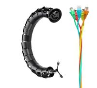 Bandeja de cables de mesa, organizador de cables para cables | Serpiente de gestión de cables Versátil desmontable - Herramienta de gestión de cables, Ruta de cables Artística para cable de proyector