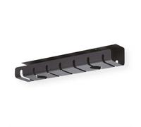 Bandeja de cables Roline para escritorio en metal negro