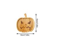 Bandeja de calabaza adorable de alta calidad, diseño novedoso, bandeja fantasma, bandeja de calabaza