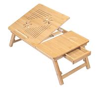 Bandeja de Cama Mesa para Ordenador portátil en 3 Variantes Mesa de Cama para Ordenador portátil Bandeja de bambú Montaje, Talla:Typ 2