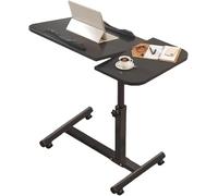 Bandeja de cama plegable de madera, ángulo ajustable, mesa de desayuno en la cama para comer, trabajar en portátiles, rompecabezas, lectura, con patas plegables para uso en tu regazo o sillas