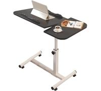 Bandeja de cama plegable de madera, mesa ajustable para desayuno, comer, trabajo, rompecabezas y lectura con patas plegables para uso en regazo o sillas