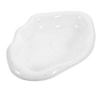 Bandeja de Cerámica para Joyas en Forma de Nube, Color Blanco Elegante | Acabado Suave y Delicado, Estilo Nórdico Decorativo, para Entrada o Lavabo, Adecuado para Perfume Mini y Labial