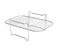 Bandeja de cesta Airfryer - Doble estructura Airfryer, accesorios de deshidratación, refrigeración y secado, multicapa, apilable, antiadherente, apta para horno, apta para todas las freidoras de aire