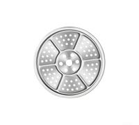 Bandeja de cocción redonda de acero inoxidable 304 para preparar alimentos sin esfuerzo (19,7 cm)