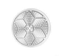 Bandeja de cocción redonda de acero inoxidable 304 para preparar alimentos sin esfuerzo (27,2 cm)