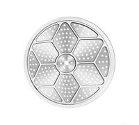 Bandeja de cocción redonda de acero inoxidable 304 para preparar alimentos sin esfuerzo (35 cm)