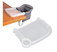 Bandeja de Comedor para Bebés, Bandeja de Alimentación Portátil para Bebés para Silla de Mesa Rápida con Clip, Ideal para Bebés Pequeños para Restaurantes de Comidas, Accesorio