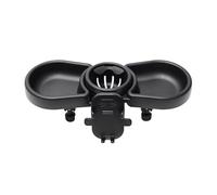 Bandeja de comida para cochecito de bebé con compartimentos, placa multifuncional desmontable para cochecito con portabotellas