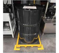 Bandeja de contención de derrames de plástico resistente, 120 x 120 x 10 cm, plataforma modular de contención de derrames para almacenamiento de aceite y productos químicos, soluciones para prevención