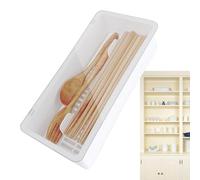 Bandeja de cubiertos con tapa, caja de almacenamiento de utensilios, soporte para cubiertos con tapa, compartimento organizador de cubiertos, unidad de almacenamiento de vajilla, contenedor de