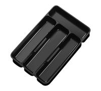 Bandeja de cubiertos: organizador de cubiertos, soporte compacto con 4 compartimentos para horquillas de cocina gabinete de cocina encimera de apartamento para el hogar