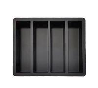 Bandeja de cubitos de de silicona con forma de tiras para cócteles, tiras seguras efectivas, moldes de, bandeja de cubitos de diseño fácil de desmoldar, silicona