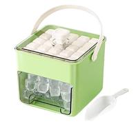 Bandeja de cubitos de hielo apilable: molde de silicona reutilizable de alimenticio, fabricante de bloques de congelación duradero, fácil de presionar para liberar, diseño con material