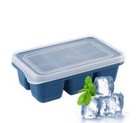 Bandeja de cubitos de hielo - bandeja del congelador, bandeja para fabricantes de hielo | Sin tapa de silicona de la bandeja de hielo, bebidas de bandeja de cubitos de hielo reutiliz