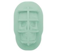 Bandeja de cubitos de hielo de bebida: molde de congelador de diseño de cráneo, molde de hielo de silicona reutilizable | Bandeja de hielo de cóctel de novedad, molde de chocolate congelado