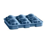 Bandeja de cubitos de hielo de león, bonito paquete de moldes, 6 cavidades 3D, sistema de hielo de silicona fácil de desplegar para bebidas y mejorar el enfriamiento de cócteles, herramienta de cocina