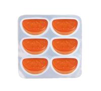 Bandeja de cubitos de hielo de silicona | Moldes de caramelos de goma - Mini bandejas de cubitos de hielo antiadherentes resistentes a desgarros con forma de cítricos de oso de botella de cola, moldes
