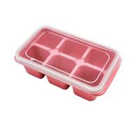 Bandeja de cubitos de hielo para el hogar hecha de materiales de grado alimenticio para cubos seguros, diseño fácil de desmoldar en elegante bandeja de color para el hogar