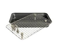 Bandeja de, de Conejo - Caja de de de Esquina extraíble,Jaula de Cacerola de accionamiento Reutilizable, Entrenador de Olla de Acero Inoxidable para pequeños y