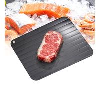Bandeja de descongelación rápida, Plato para descongelar Carne, Tablero de Aluminio para Servir, utensilio de Cocina para el hogar, descongelación rápida Natural, Alimentos congelados, Carne, Pescado
