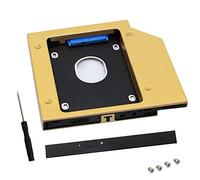 Bandeja de disco duro SATA 2ª SSD HDD Caddy Bandeja, 12,7 mm 2,5 pulgadas SATA-III HDD y SSD Disco Duro Bandeja Universal para Portátil CD/DVD-ROM Disco Bandeja Ranura de Unidad