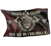 Bandeja de diseño original de Rahmenlos®, para aficionados vikingos:See us in Valhalla.