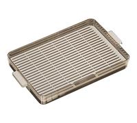 Bandeja de Drenaje, Bandejas Decorativas para Macetas de Agua para Tazas, Vasos, Botellas y Recipientes, Separación de Alimentos Secos y Húmedos para Frutas y Verduras(36x19x5 cm/14x8x2 in)