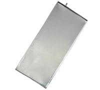 Bandeja de Drenaje de Aire Acondicionado 1-5P, Almohadilla de Goteo Universal de Acero Inoxidable para Exteriores, Bandeja de Drenaje de la Unidad Exterior del Aire Acondicionado(100x45cm/39x18in)