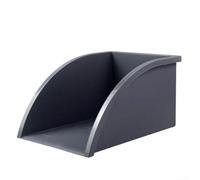 Bandeja de drenaje de boquilla para exteriores, extensor de recogedor de agua para gestión de desbordamiento y agua de lluvia, compatible con sistemas de drenaje de bajante (gris)