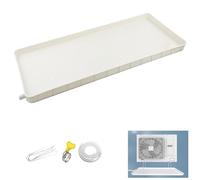 Bandeja De Drenaje De Condensado Bandeja De Goteo De Plástico, Bandeja De Agua para Unidad Externa De Aire Acondicionado, para Unidades De Aire Acondicionado Y Mini Split (Color: 4 Piezas, Tamaño: