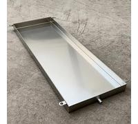 Bandeja de Drenaje de condensado para Aire Acondicionado Exterior de Alta Resistencia, Bandeja de Acero Inoxidable 304 para contención de fluidos de HVAC, Incluye Manguera de 78 Pulgadas.