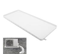 Bandeja de drenaje de condensado para bandeja de goteo de aire acondicionado, kit universal de drenaje de CA para interiores y exteriores con tubo de drenaje, colector de agua de plástico