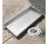 Bandeja de Drenaje for Lavadora Bandeja Rectangular de Recogida de Agua Acero Inoxidable 304 Bandeja de Goteo for Cocina Doméstica(60x50cm(24x20in))