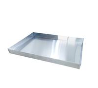 Bandeja de drenaje impermeable de 60 x 60 cm para máquina, recogedor de derrames de aceite, alfombrilla protectora de cocina, cubierta de suelo no perforada, fácil de limpiar, 23.6 x 23.6 pulgadas