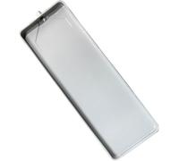 Bandeja de Drenaje Universal de Acero galvanizado para Aire Acondicionado, Resistente a la corrosión, con Tubo de Drenaje, 111 x 24 cm (43,7" x 9,5"), para