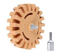 Bandeja de eliminación de pegamento de goma para rueda de goma adecuada para calcomanías calcomanías gráficos a rayas compatibles con herramientas giratorias para uso en vehículos