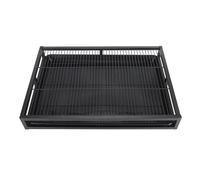 Bandeja de Entrenamiento para el Baño de Perros de Metal, Soporte para la Almohadilla de Cachorros Reutilizable Al Aire Libre en Interiores, una Larga Vida útil Fácil de Limpiar,