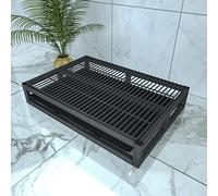 Bandeja de entrenamiento para orinal para mascotas, soporte para inodoro para perros y cachorros, ideal para uso en apartamentos o balcón, suministros esenciales para romper el hogar del perro