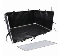 Bandeja de Entrenamiento para Perros - 89 x 73 x 44 cm - Valla de Inodoro al Aire Libre con barreras Altas, Almohadilla de extraíble y Lavable | Tragb