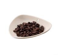 Bandeja de escala de granos de café, placa de silicona de medición precisa, pantalla LCD, diseño compacto, varios colores para espresso y baristas en casa (beige)