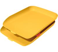 Bandeja de Escritorio de Plástico Leitz Cosy Set de 2 Unidades Amarillas - LEITZ