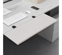 Bandeja de escritorio plegable de 30 x 120 cm con clip, organizador versátil de comedor y oficina, ideal para computadora portátil y teclado, solución de ahorro de espacio para el hogar y el trabajo