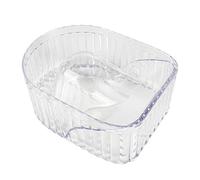 Bandeja de esmalte de uñas - Bandeja de uñas para manicura, quitaesmalte | Tazón de manicura en remojo | Dip Powder Remover Manicure Bowl Nail Care Spa Tool para el hogar y el salón