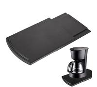 Bandeja de extensible | Tablero de rodillo deslizante para máquinas de café Máquina de cocina | Bajo el armario con rodillos deslizantes | Accesorios de trabajo de trabajo para organización d